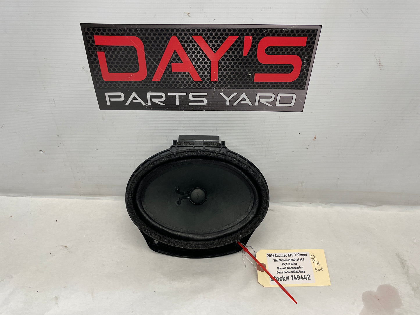2016 Cadillac ATS-V Coupe RH & LH Front Door Bose Speakers OEM - Day's Parts Yard
