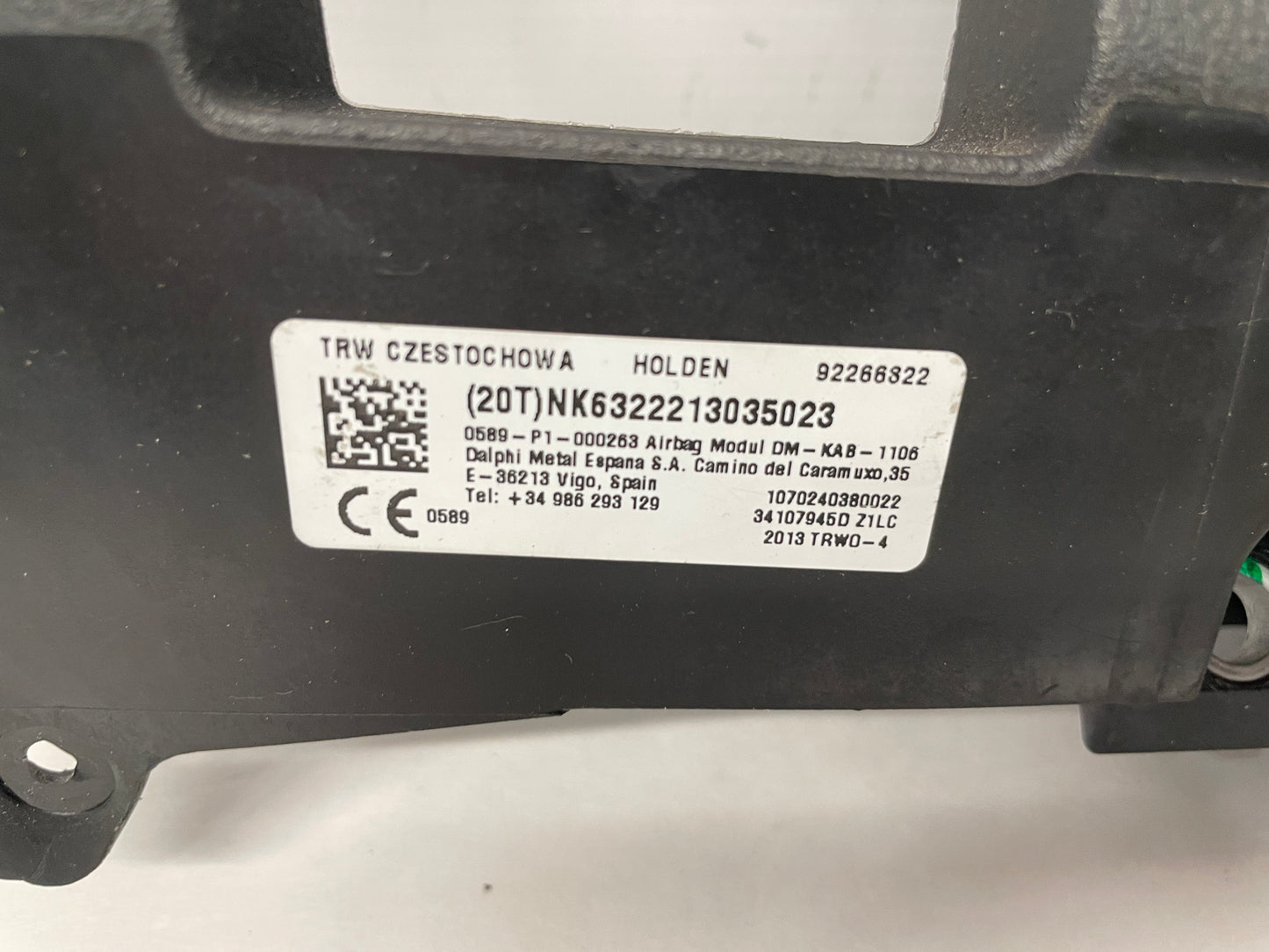 2013 Chevy Caprice PPV LH Driver Lower Dash Knee Airbag Air Bag OEM - Day's Parts Yard