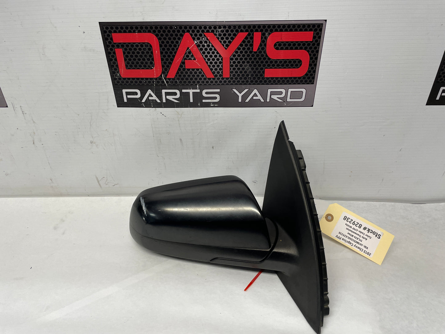 2013 Chevy Caprice PPV RH Passenger Exterior Side Mirror OEM - Day's Parts Yard