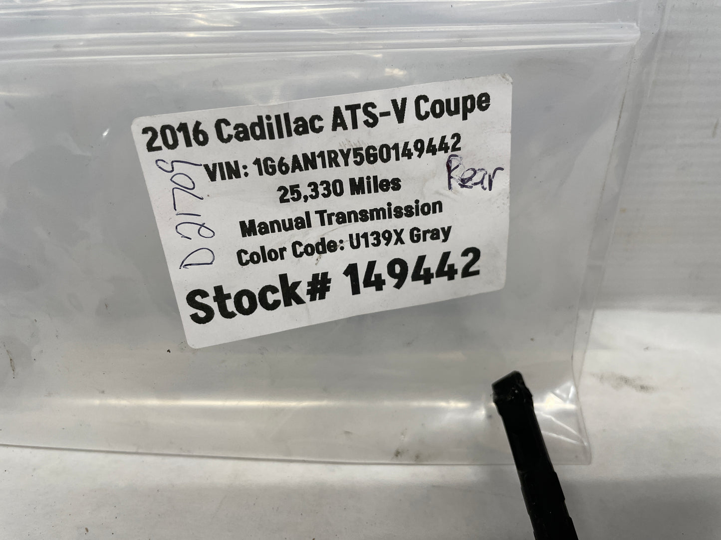 2016 Cadillac ATS-V Coupe Rear RH & LH Wheel ABS Speed Sensors OEM - Day's Parts Yard