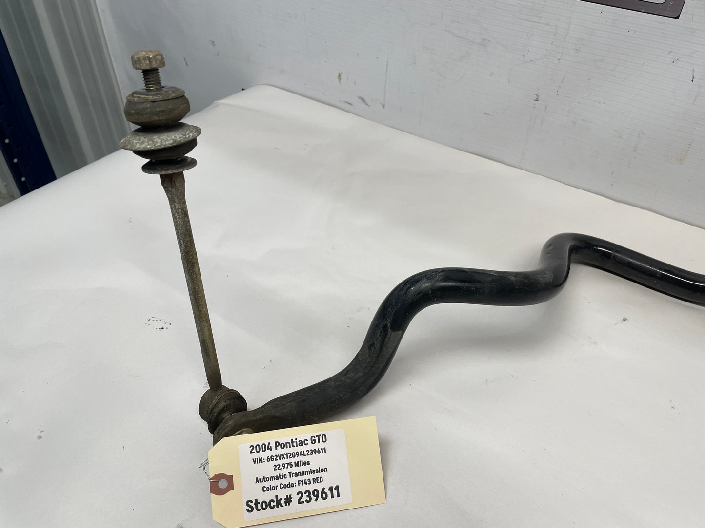 2004 Pontiac GTO Front Suspension Sway Bar OEM - Day's Parts Yard