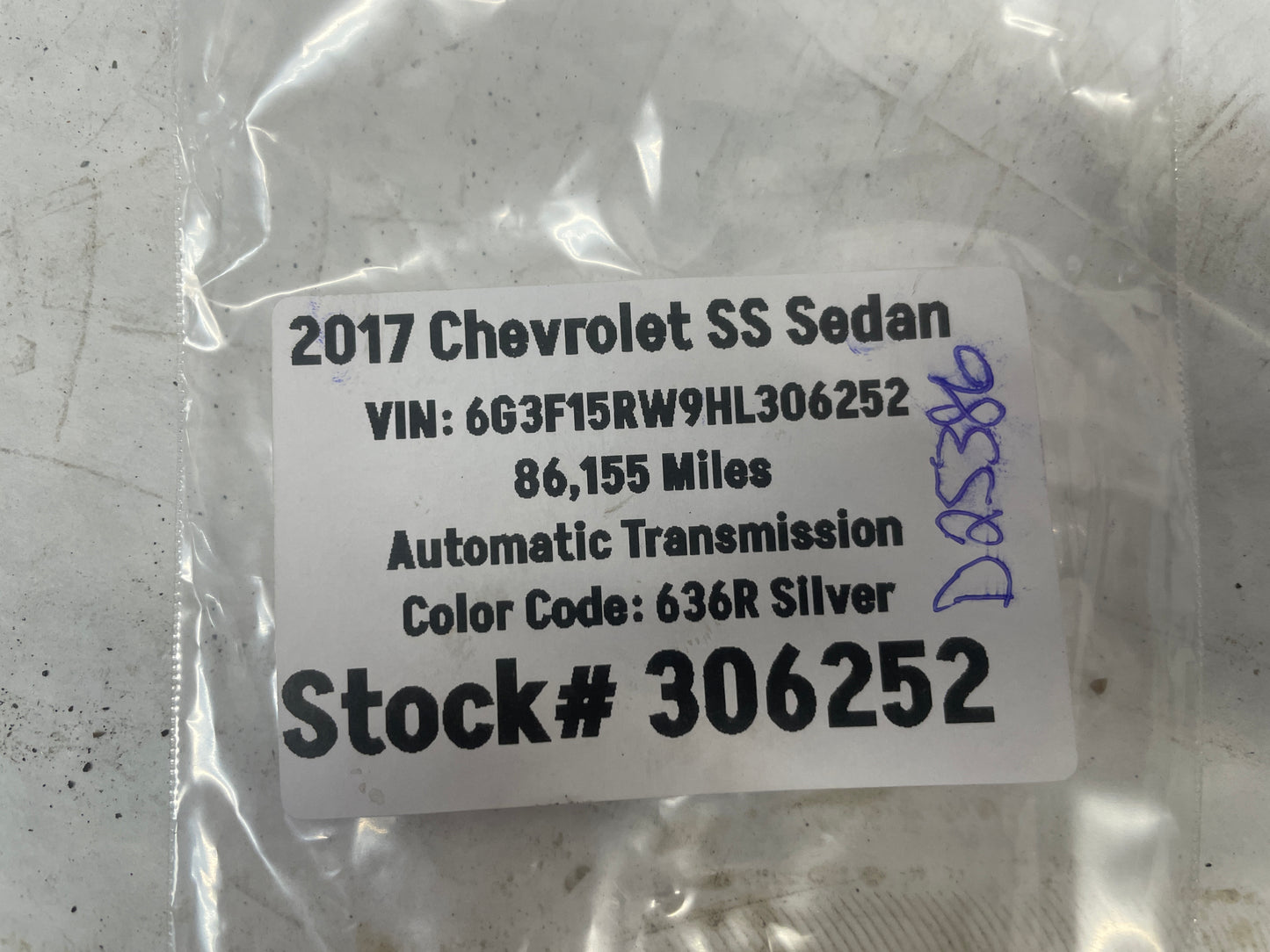 2017 Chevy SS Sedan RH & LH Upper Radiator Bracket Mounts OEM - Day's Parts Yard