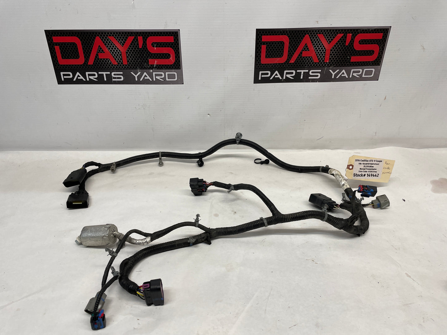 2016 Cadillac ATS-V Coupe Rear Suspension Cradle Wire Wiring Harness OEM - Day's Parts Yard