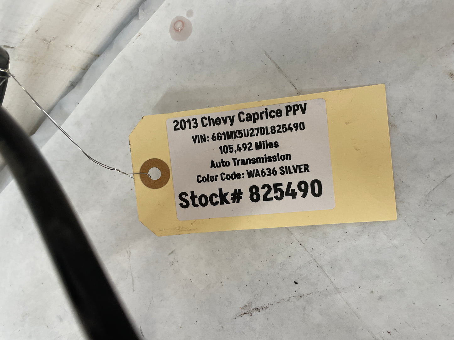 2013 Chevy Caprice PPV Intake EVAP Purge Solenoid Vacuum Hoses Lines Tubes OEM - Day's Parts Yard