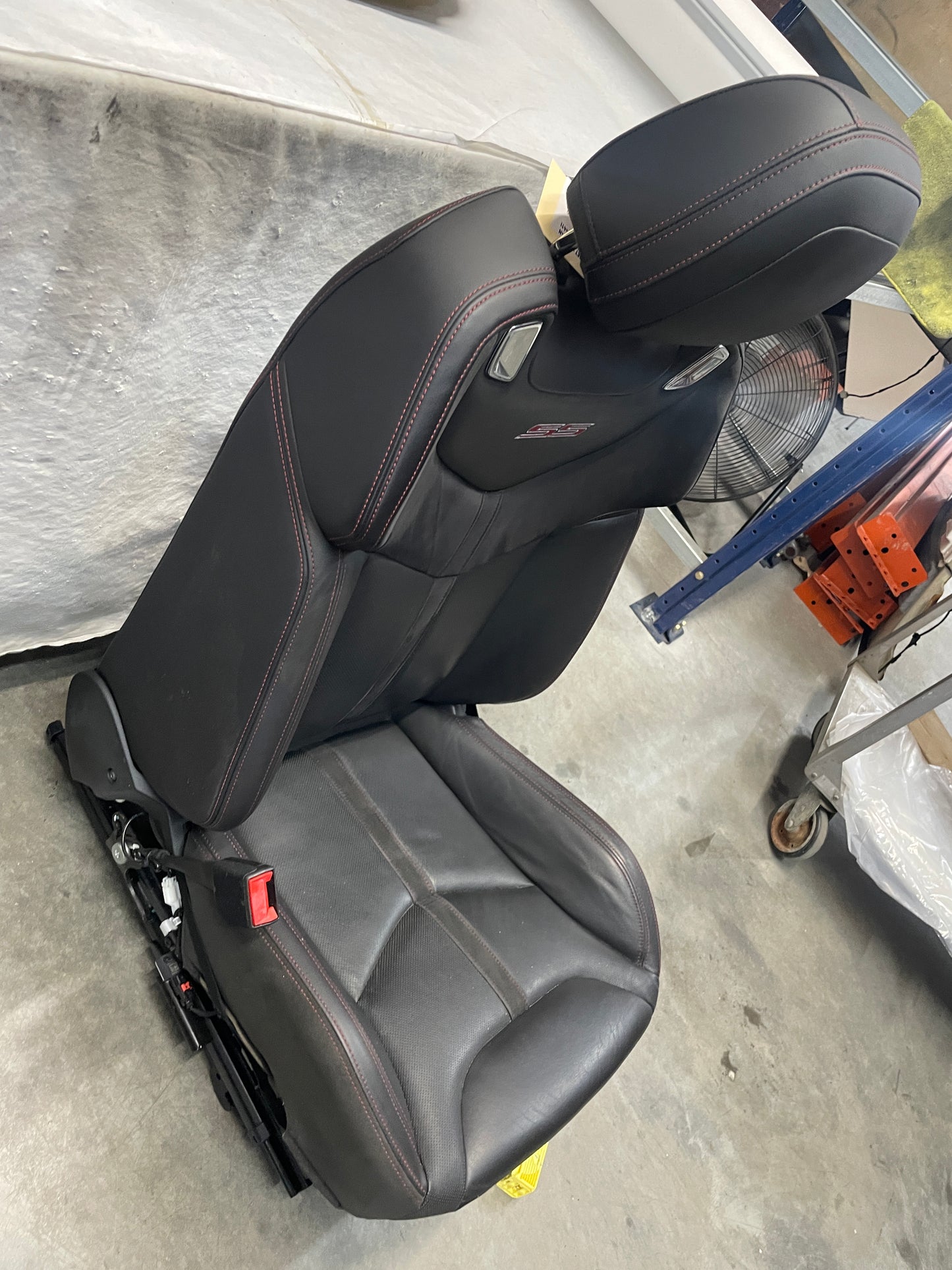 2014 Chevy SS Sedan Seats Fronts and Rears Black Leather Alcantara Suede OEM - Day's Parts Yard