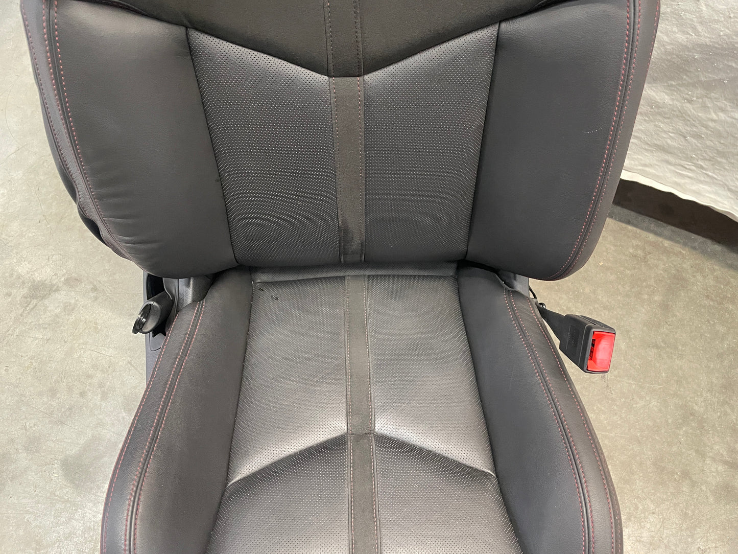 2014 Chevy SS Sedan Seats Fronts and Rears Black Leather Alcantara Suede OEM - Day's Parts Yard