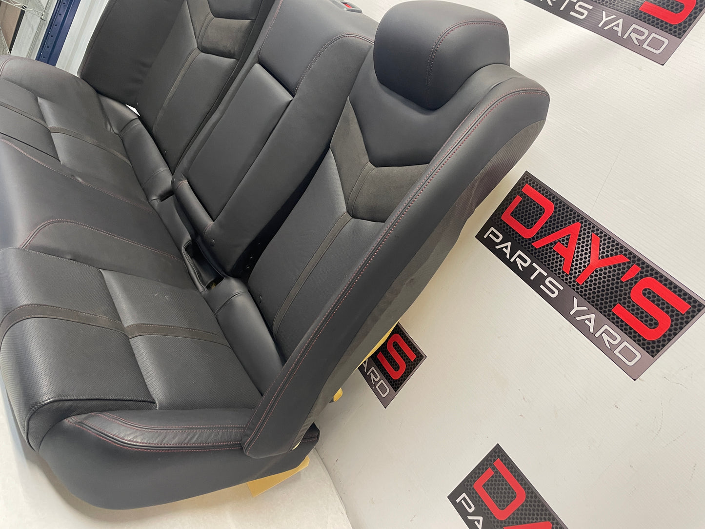 2014 Chevy SS Sedan Seats Fronts and Rears Black Leather Alcantara Suede OEM - Day's Parts Yard