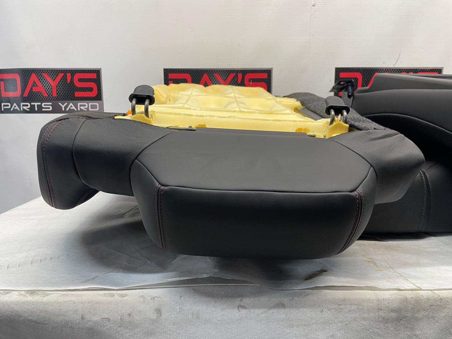 2014 Chevy SS Sedan Seats Fronts and Rears Black Leather Alcantara Suede OEM - Day's Parts Yard