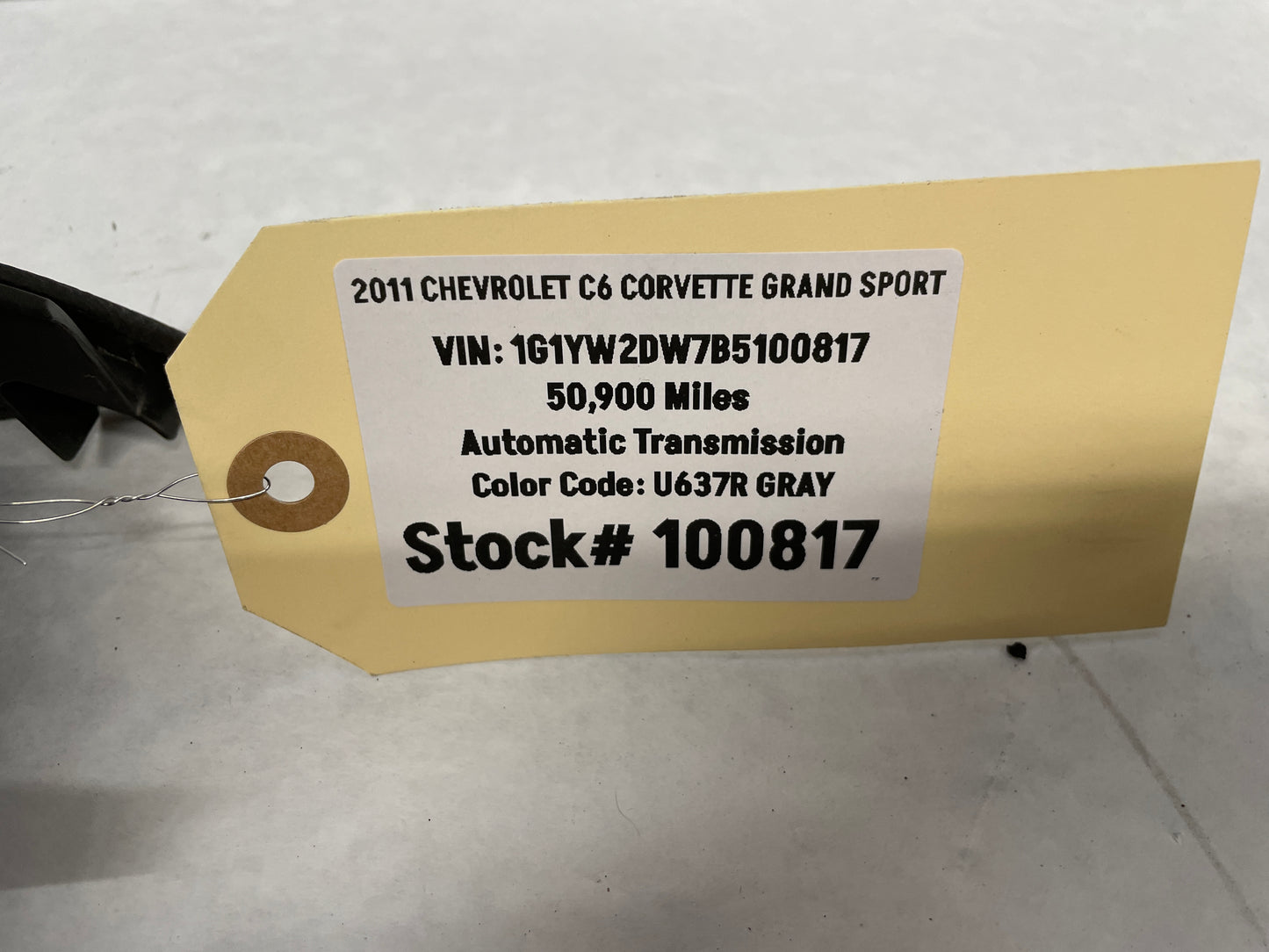 2011 Chevy C6 Corvette Grand Sport Upper Lower Center Console Armrest Lid Door OEM