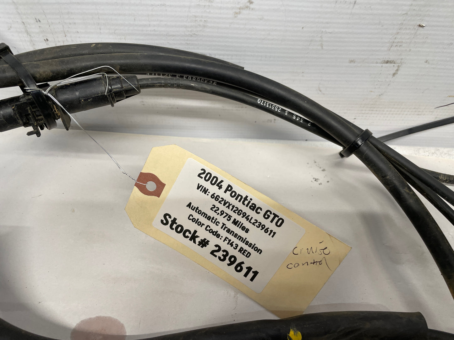 2004 Pontiac GTO Cruise Control Module Assembly - Day's Parts Yard