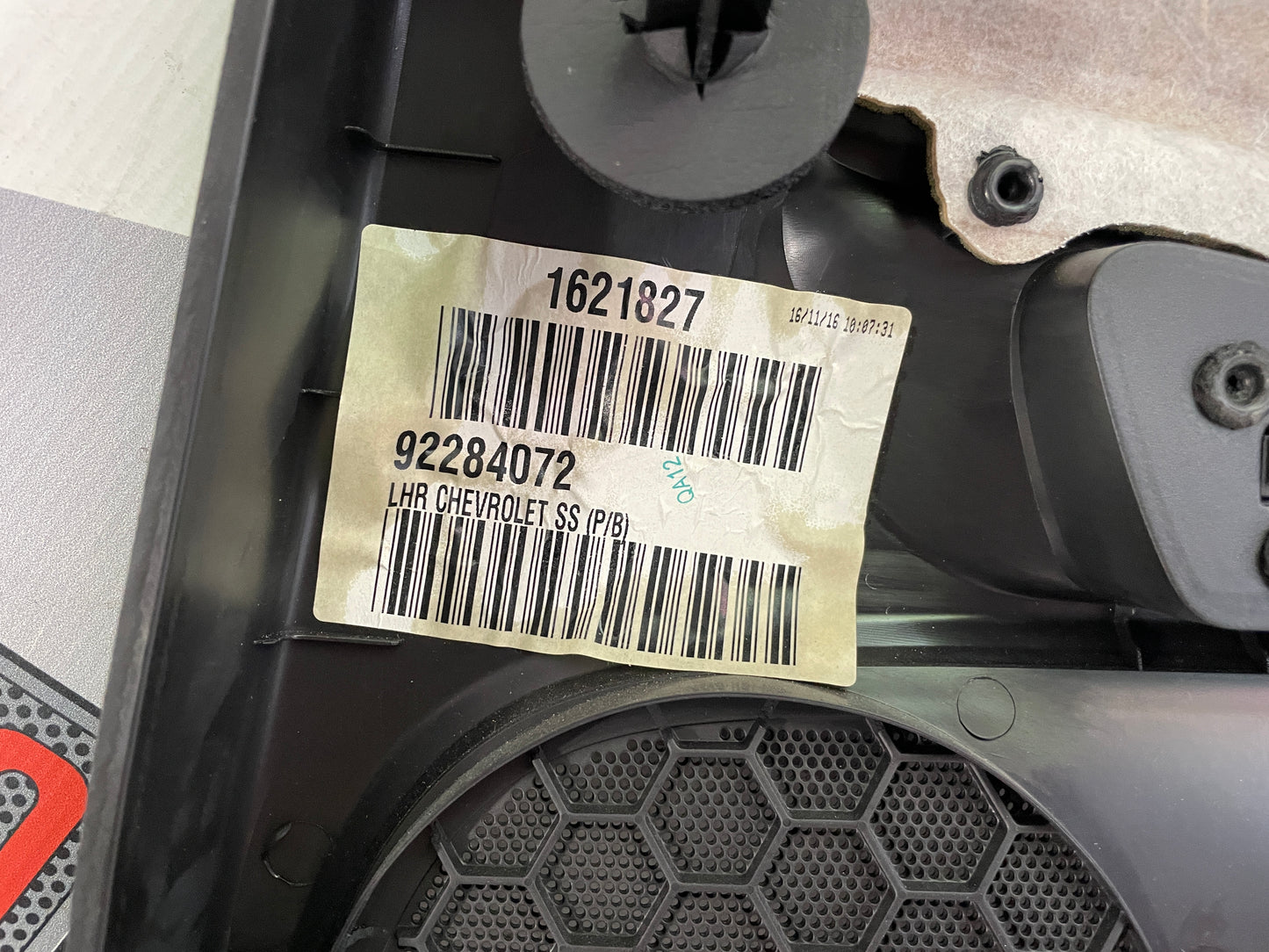 2017 Chevy SS Sedan Rear LH Driver Door Panel OEM - Day's Parts Yard