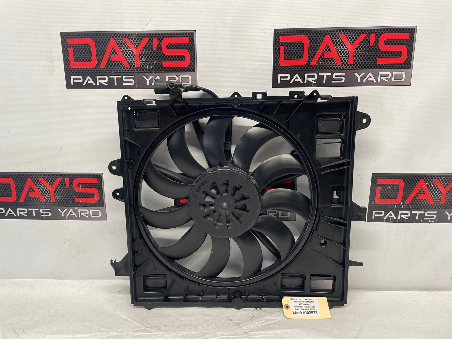 2020 Chevy Camaro SS LZ Radiator Engine Cooling Fan Assembly OEM - Day's Parts Yard