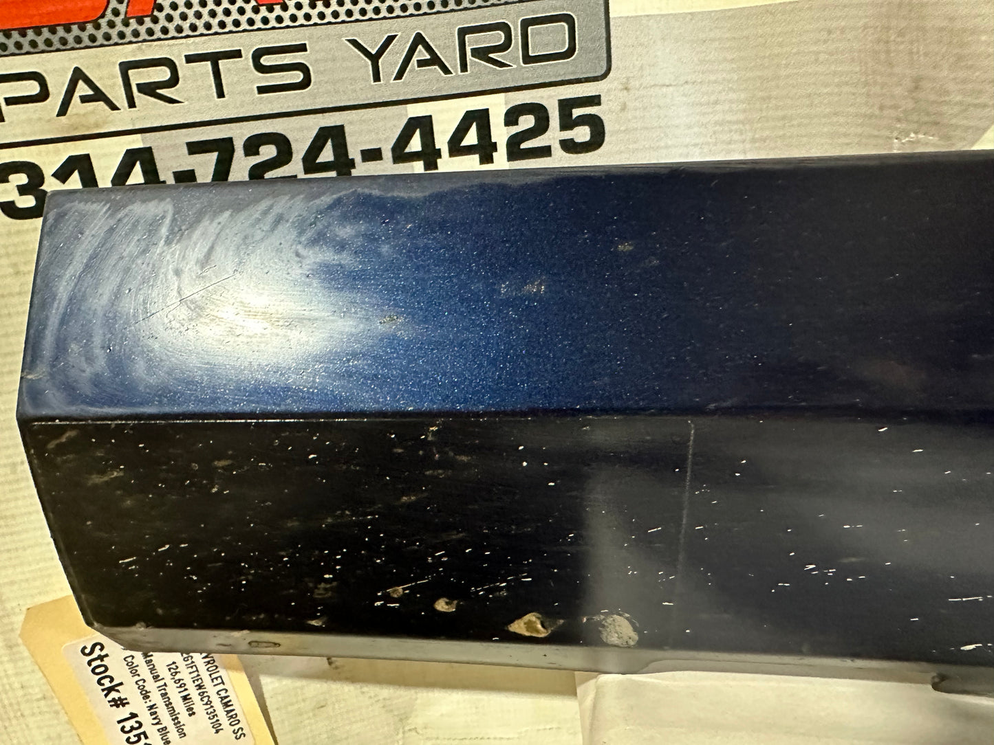 2012 Chevy Camaro SS LH Driver Rocker Molding Trim OEM - Day's Parts Yard