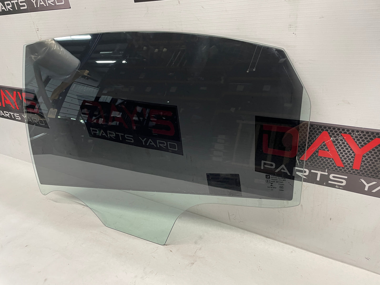 2013 Chevy Caprice PPV LH Driver Rear Door Window Glass OEM - Day's Parts Yard
