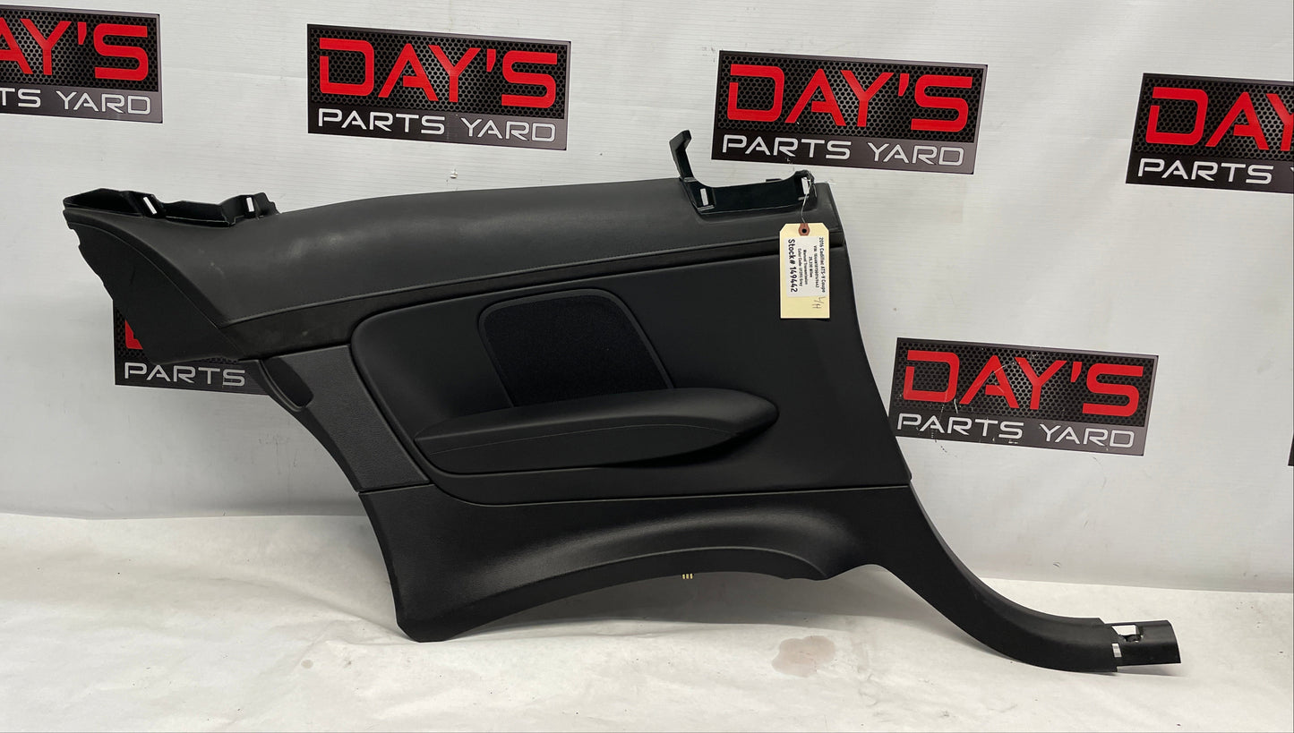 2016 Cadillac ATS-V Coupe LH Driver Rear Interior Quarter Door Trim Panel OEM - Day's Parts Yard