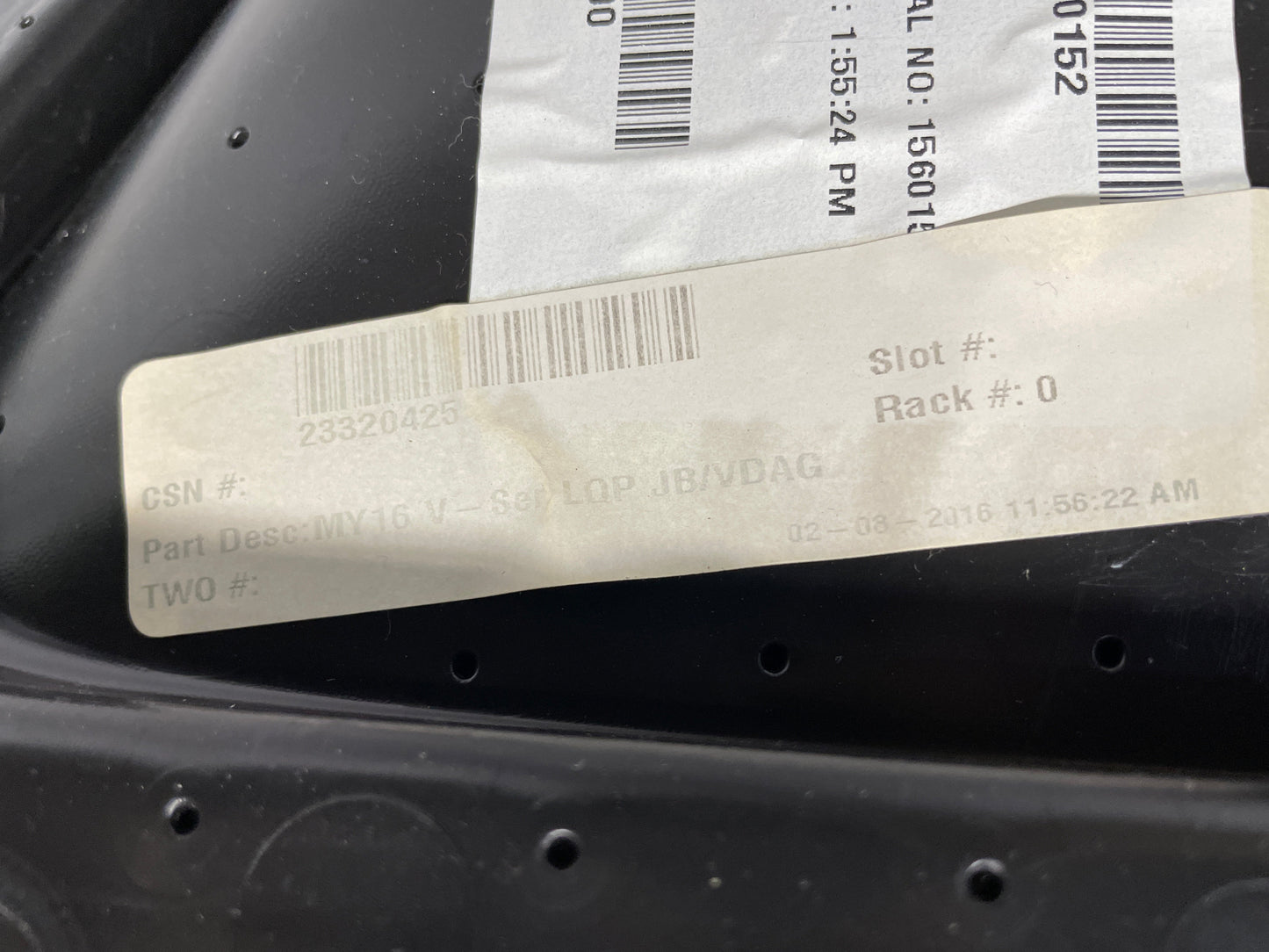 2016 Cadillac ATS-V Coupe LH Driver Rear Interior Quarter Door Trim Panel OEM - Day's Parts Yard
