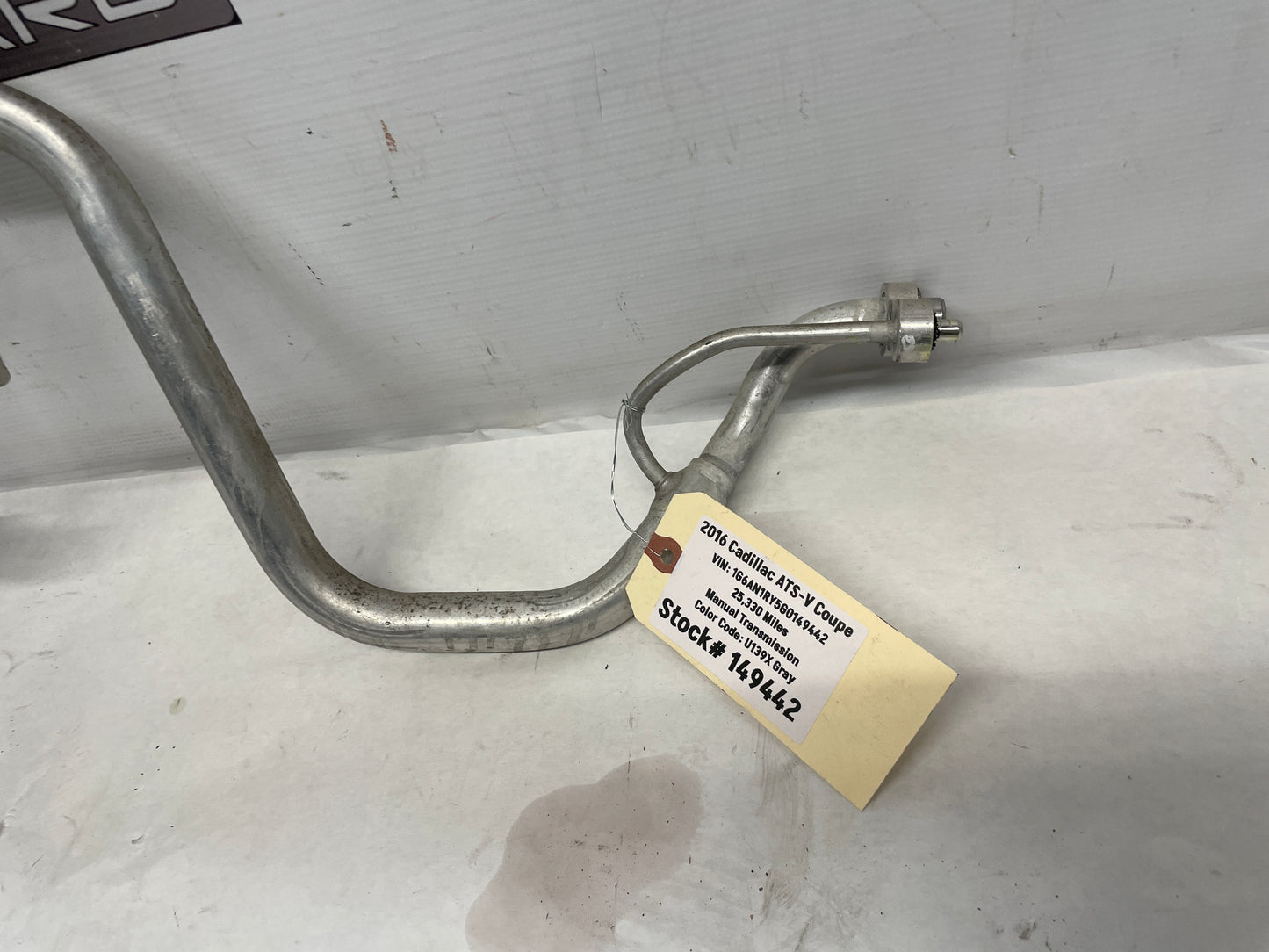 2016 Cadillac ATS-V Coupe AC A/C Air Conditioner Evaporator Line Hose Tube OEM - Day's Parts Yard