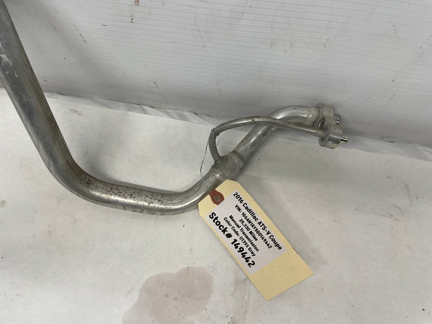 2016 Cadillac ATS-V Coupe AC A/C Air Conditioner Evaporator Line Hose Tube OEM - Day's Parts Yard