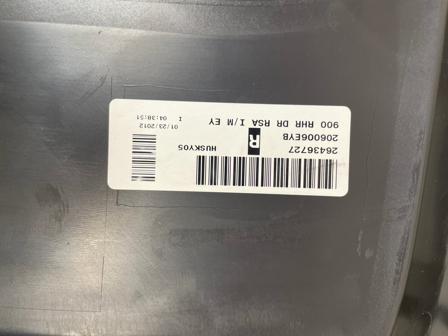 2012 Chevy Silverado K1500 LT RH Passenger Rear Interior Door Panel Trim OEM - Day's Parts Yard