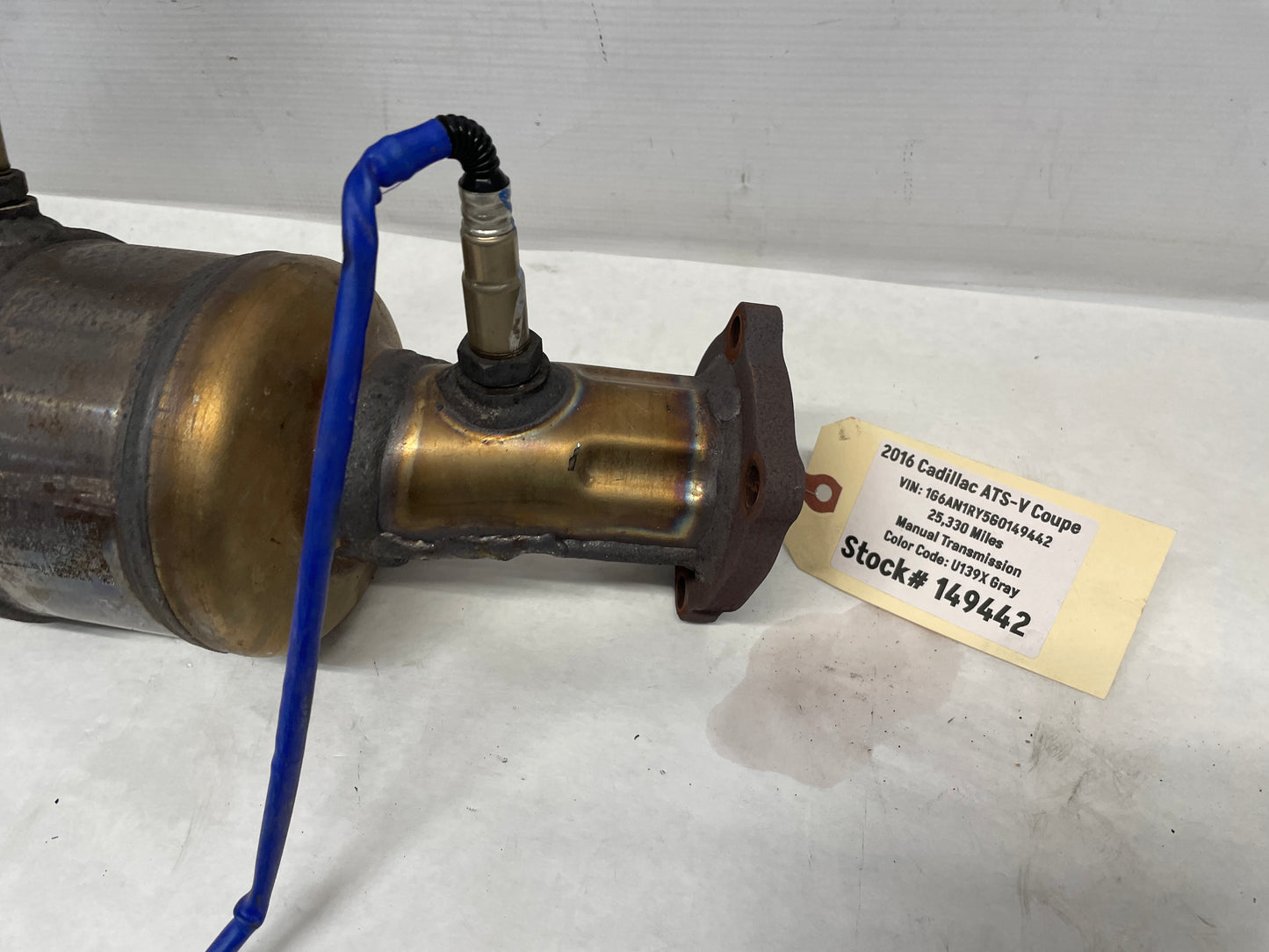 2016 Cadillac ATS-V Coupe RH & LH Exhaust Catalytic Converters OEM - Day's Parts Yard