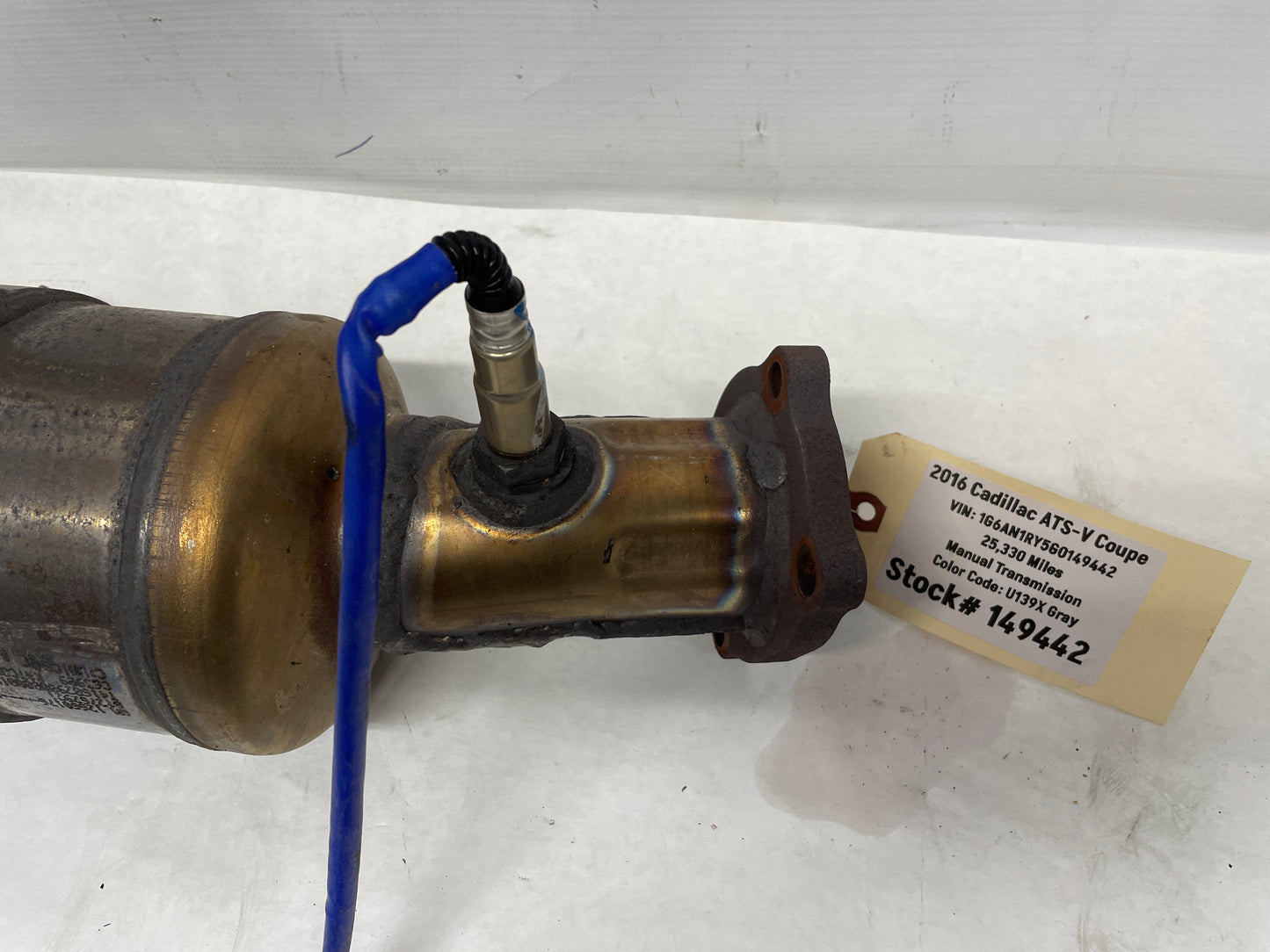 2016 Cadillac ATS-V Coupe RH & LH Exhaust Catalytic Converters OEM - Day's Parts Yard