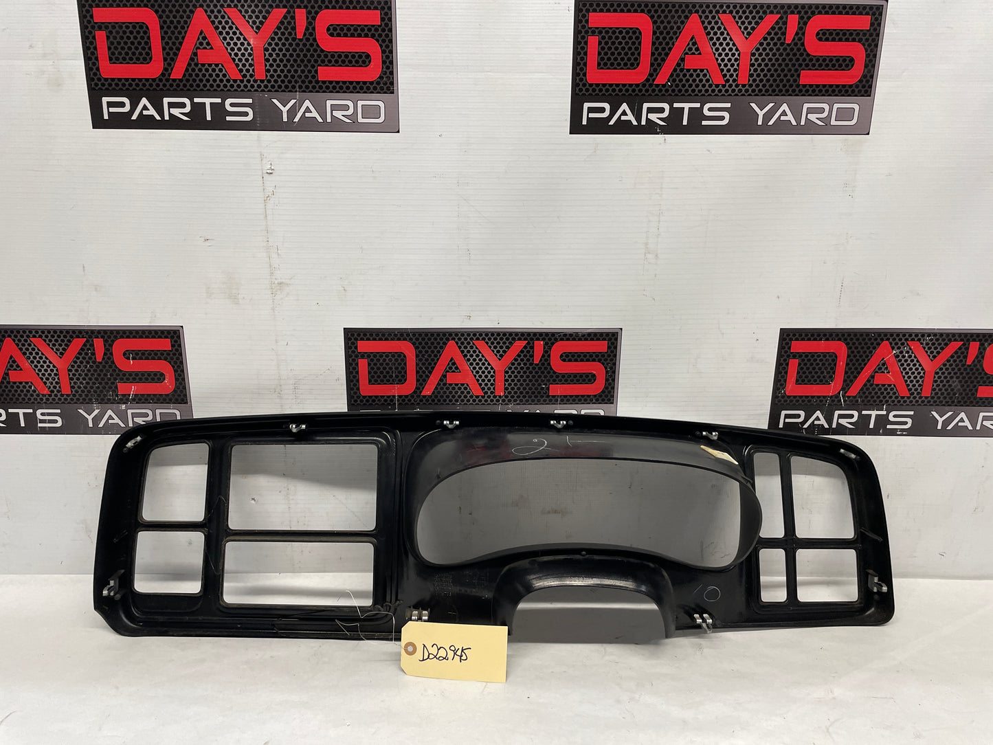 2004 GMC Sierra K1500 Gray Ebony Radio Cluster Dash Trim Bezel OEM - Day's Parts Yard