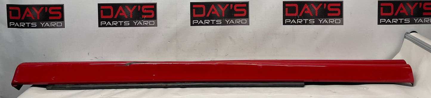 2004 Pontiac GTO RH Passenger Rocker Molding Side Skirt Red OEM - Day's Parts Yard