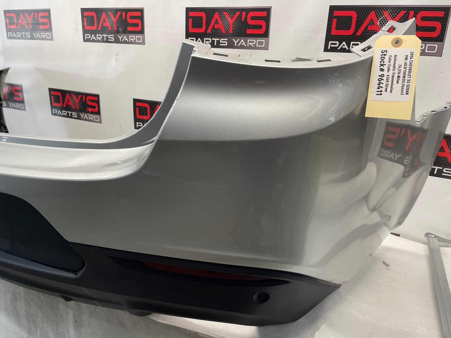 2014 Chevy SS Rear Bumper Cover OEM - Day's Parts Yard