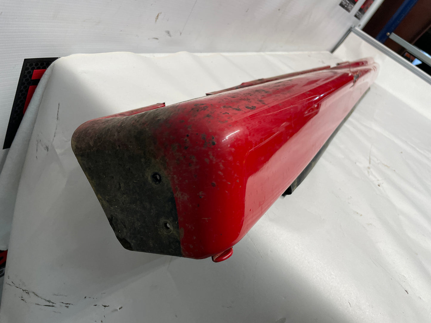 2004 Pontiac GTO RH Passenger Rocker Molding Side Skirt Red OEM - Day's Parts Yard