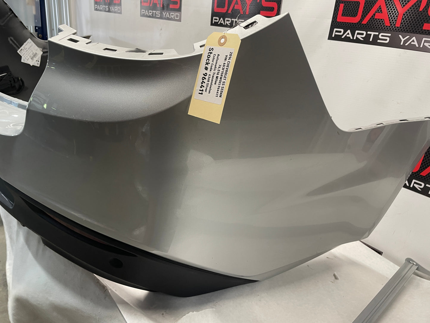 2014 Chevy SS Rear Bumper Cover OEM - Day's Parts Yard