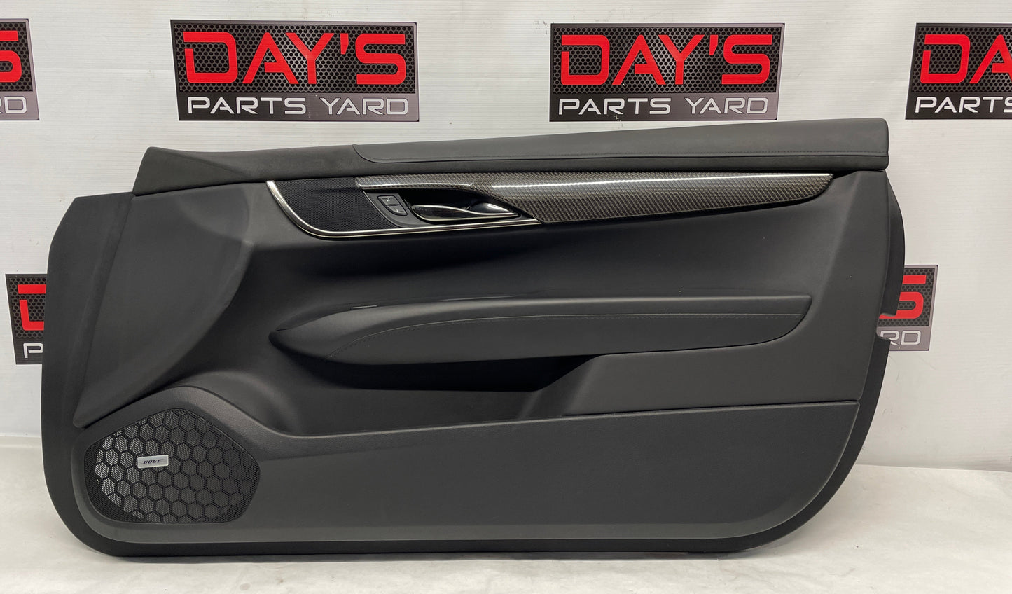 2016 Cadillac ATS-V Coupe RH Passenger Front Interior Door Card Panel Trim OEM - Day's Parts Yard