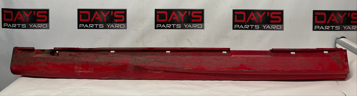 2004 Pontiac GTO RH Passenger Rocker Molding Side Skirt Red OEM - Day's Parts Yard