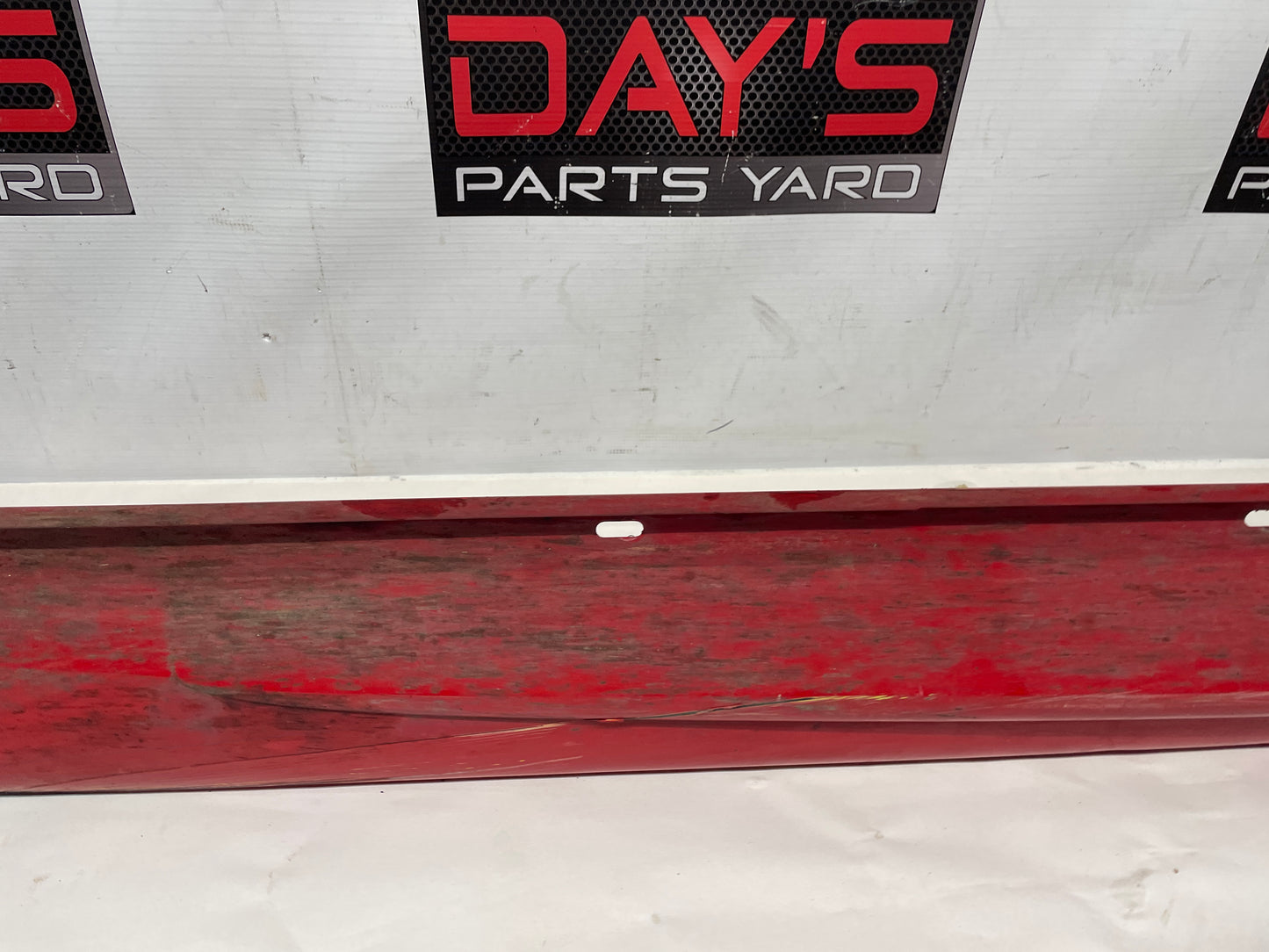 2004 Pontiac GTO RH Passenger Rocker Molding Side Skirt Red OEM - Day's Parts Yard