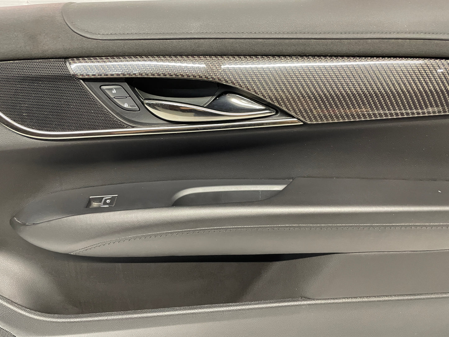 2016 Cadillac ATS-V Coupe RH Passenger Front Interior Door Card Panel Trim OEM - Day's Parts Yard