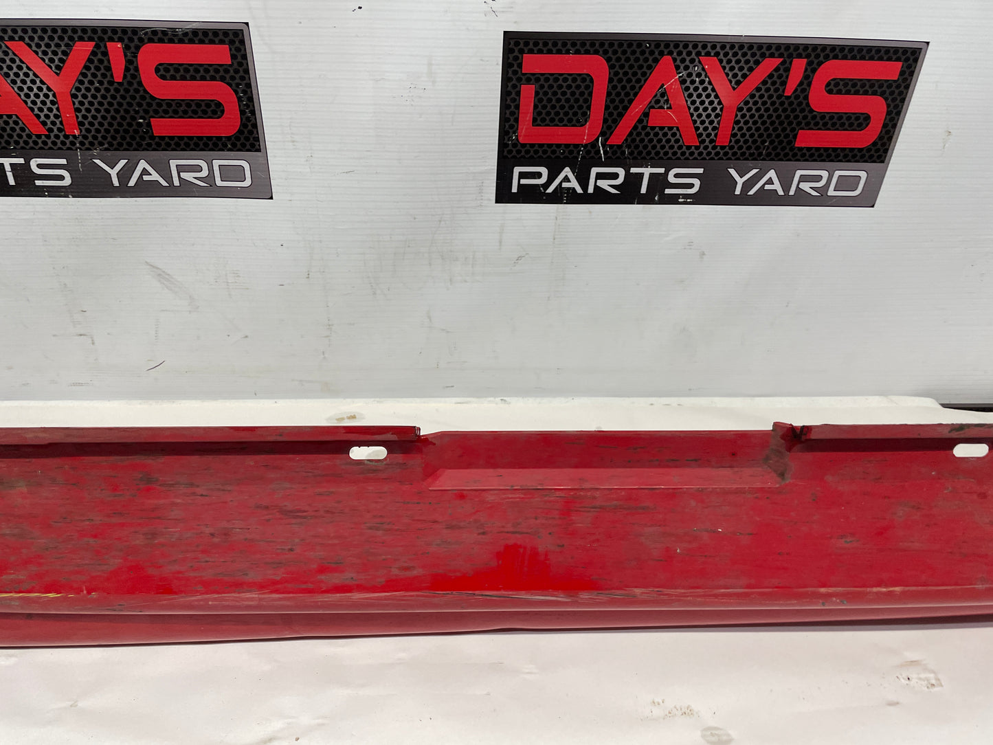 2004 Pontiac GTO RH Passenger Rocker Molding Side Skirt Red OEM - Day's Parts Yard
