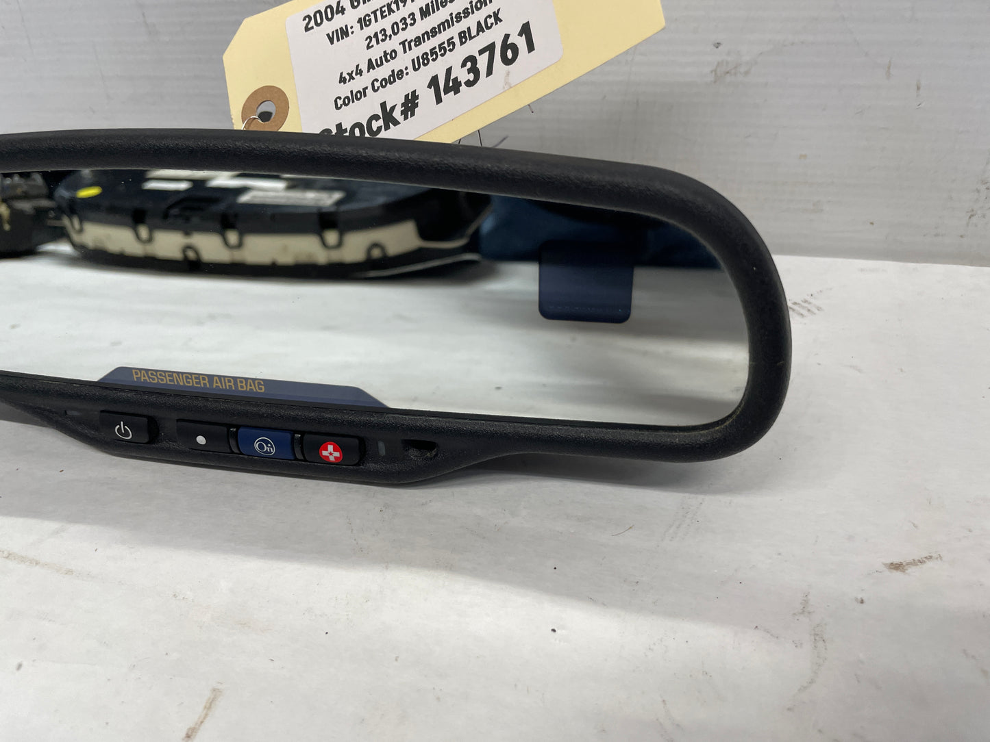 2004 GMC Sierra K1500 Rearview Rear View Mirror Auto Dimmer OnStar OEM - Day's Parts Yard