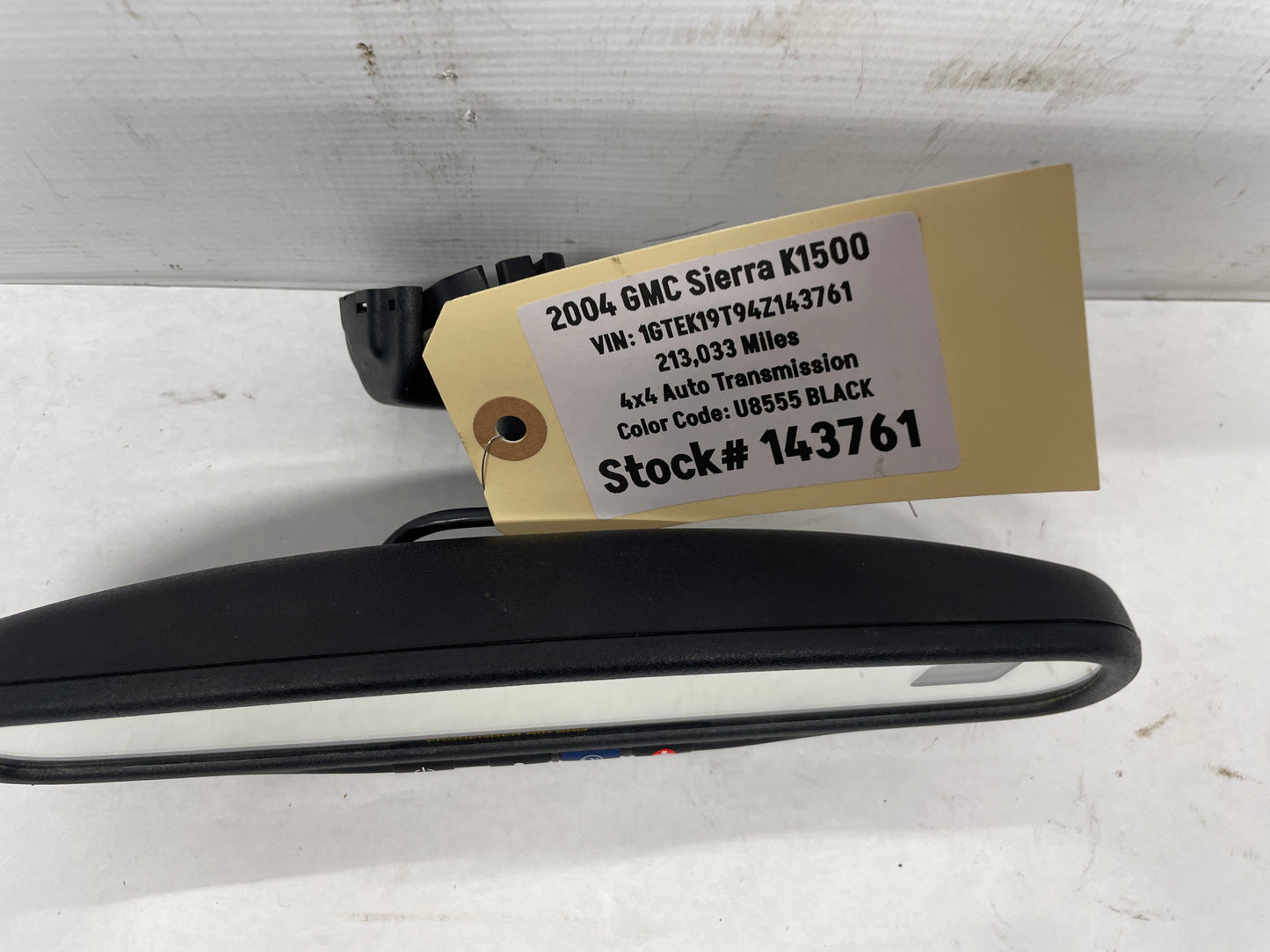 2004 GMC Sierra K1500 Rearview Rear View Mirror Auto Dimmer OnStar OEM - Day's Parts Yard