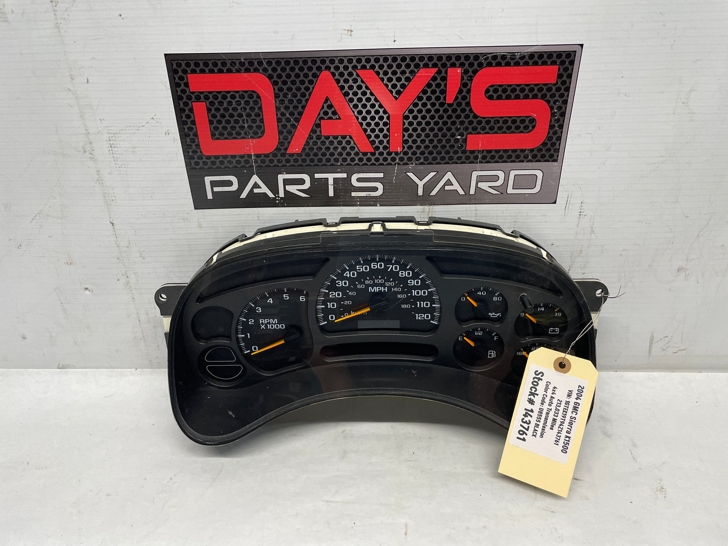 2004 GMC Sierra K1500 Speedometer Gauge Cluster Instrument Panel Dorman - Day's Parts Yard