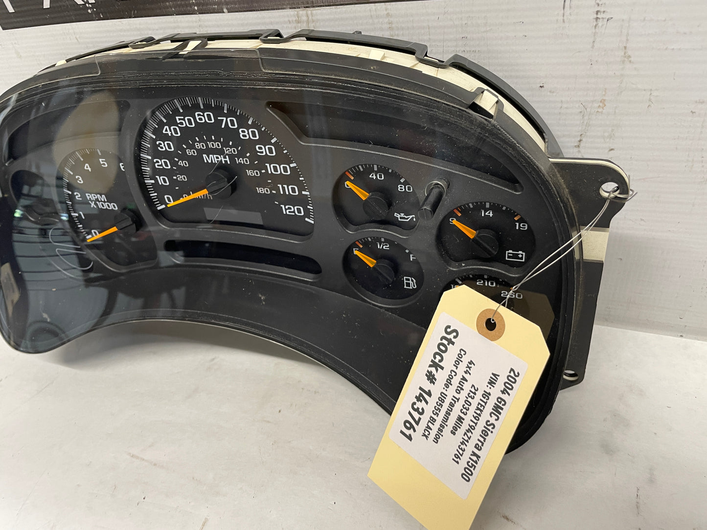 2004 GMC Sierra K1500 Speedometer Gauge Cluster Instrument Panel Dorman - Day's Parts Yard