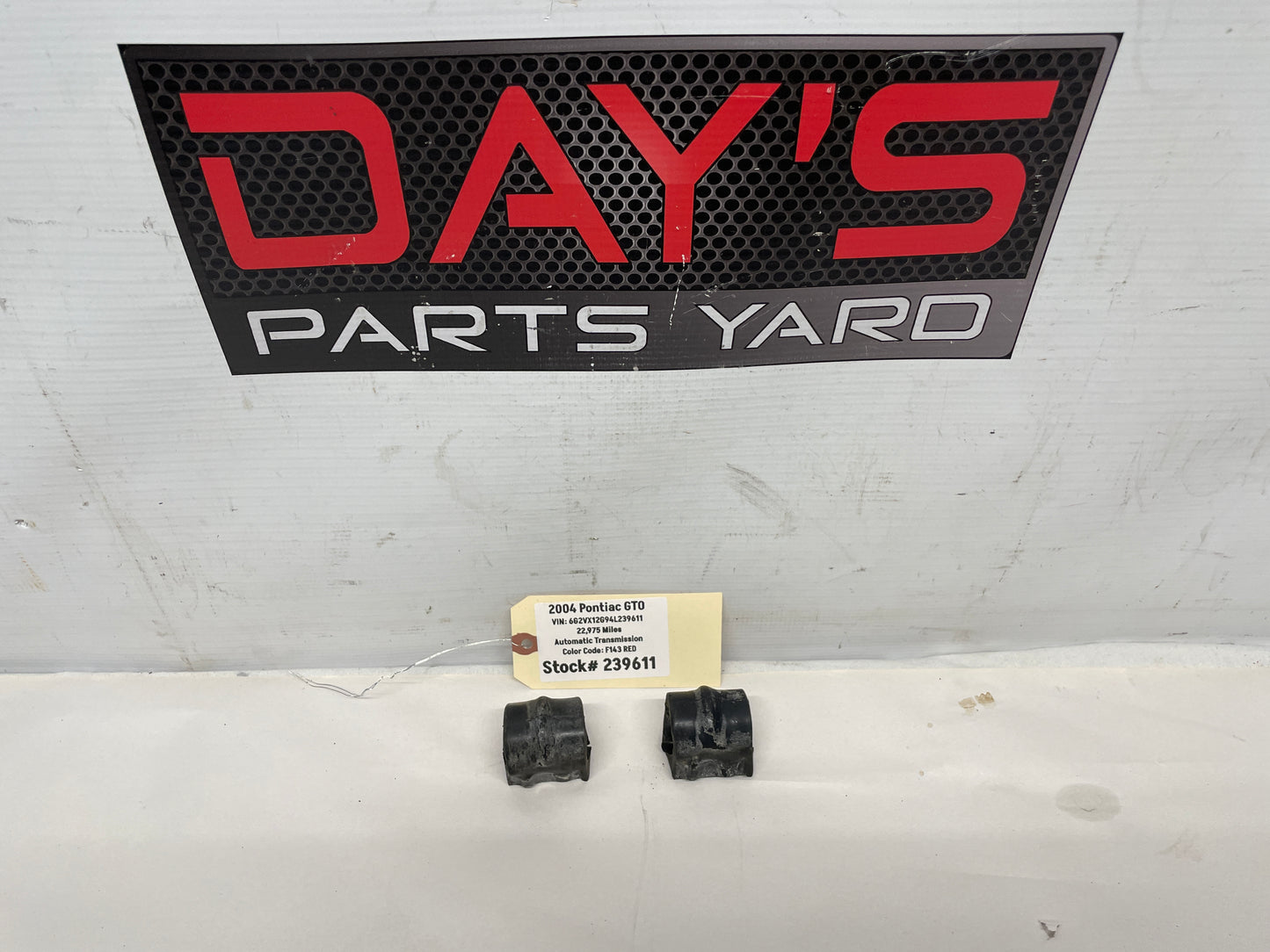 2004 Pontiac GTO Sway Bar Rubber Bushings OEM - Day's Parts Yard