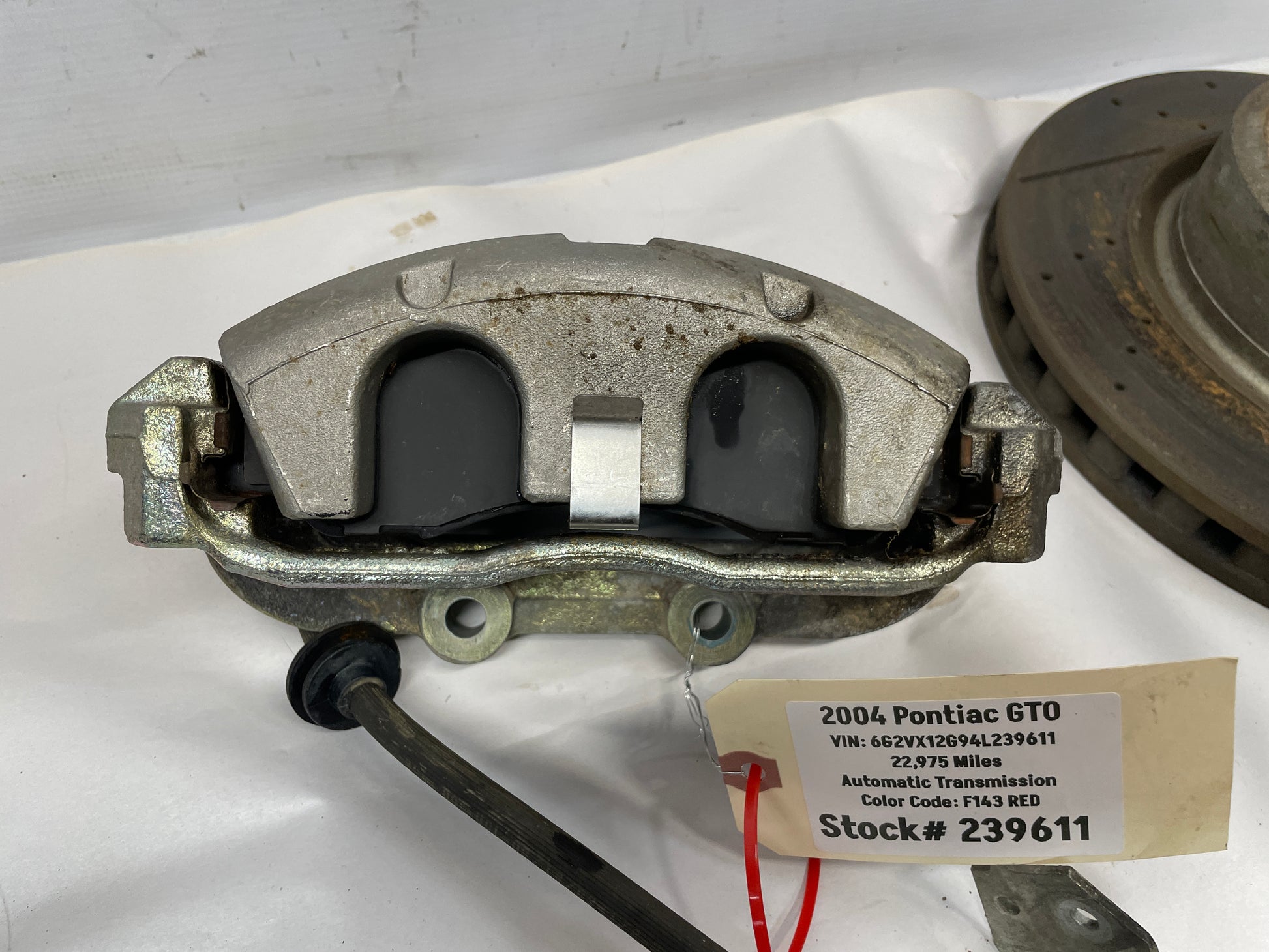 2004 Pontiac GTO PBR Brake Calipers and Rotors Front & Rear OEM - Day's Parts Yard