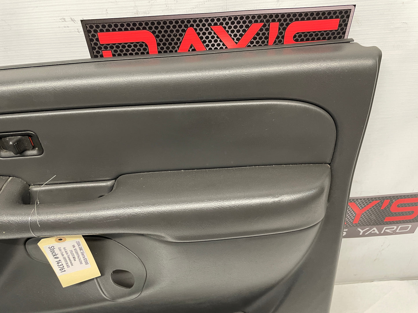 2004 GMC Sierra K1500 RH Passenger Front Door Panel Dark Pewter OEM - Day's Parts Yard