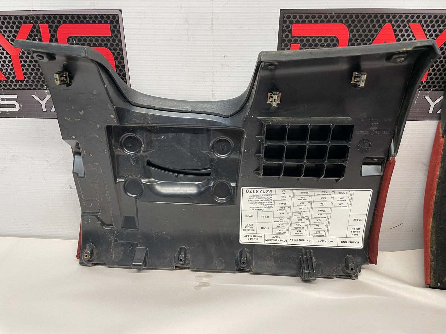 2004 Pontiac GTO Red Interior Trim Glove Box Knee Bolster Console Suedes OEM - Day's Parts Yard