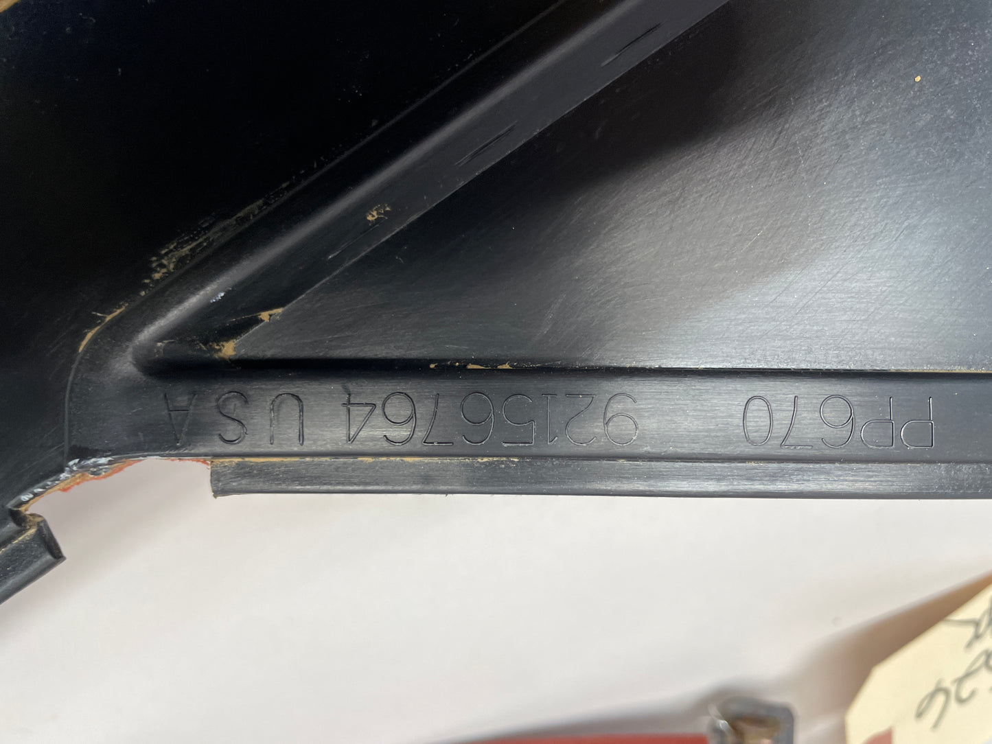 2004 Pontiac GTO Red Interior Trim Glove Box Knee Bolster Console Suedes OEM - Day's Parts Yard