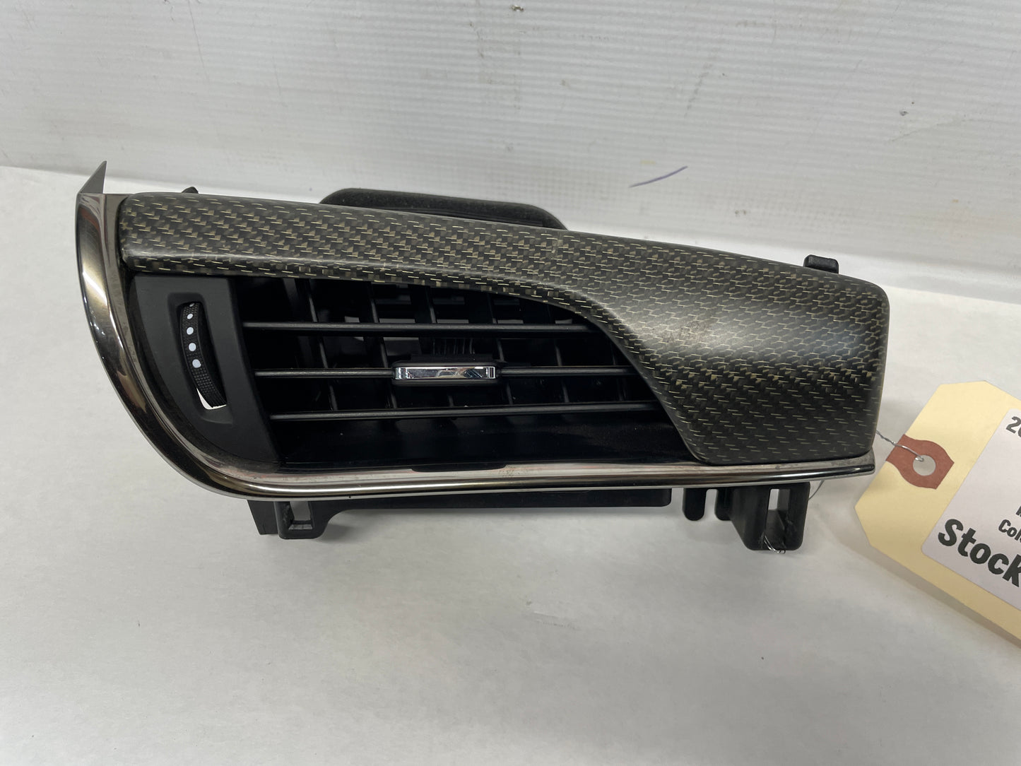 2016 Cadillac ATS-V LH Driver Dash Air Vent Carbon Fiber Trim Applique OEM - Day's Parts Yard