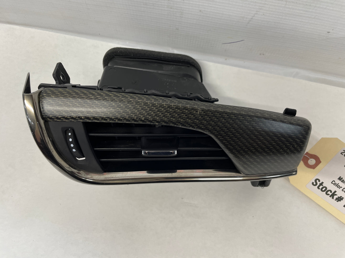 2016 Cadillac ATS-V LH Driver Dash Air Vent Carbon Fiber Trim Applique OEM - Day's Parts Yard