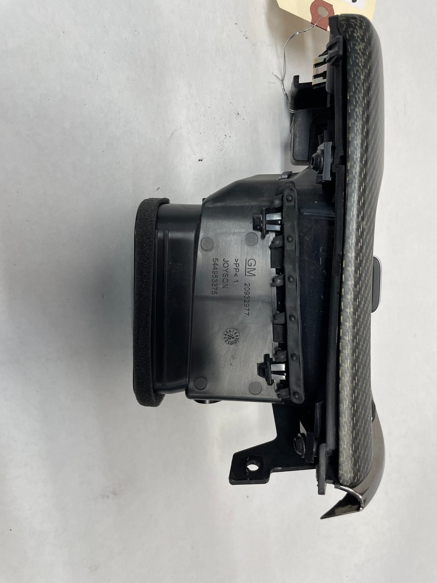 2016 Cadillac ATS-V LH Driver Dash Air Vent Carbon Fiber Trim Applique OEM - Day's Parts Yard