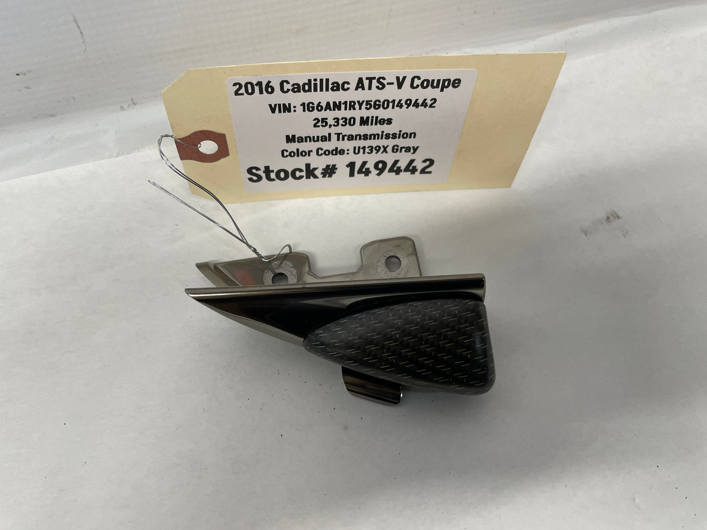2016 Cadillac ATS-V Coupe RH Passenger Carbon Fiber Instrumental Dash Trim OEM - Day's Parts Yard