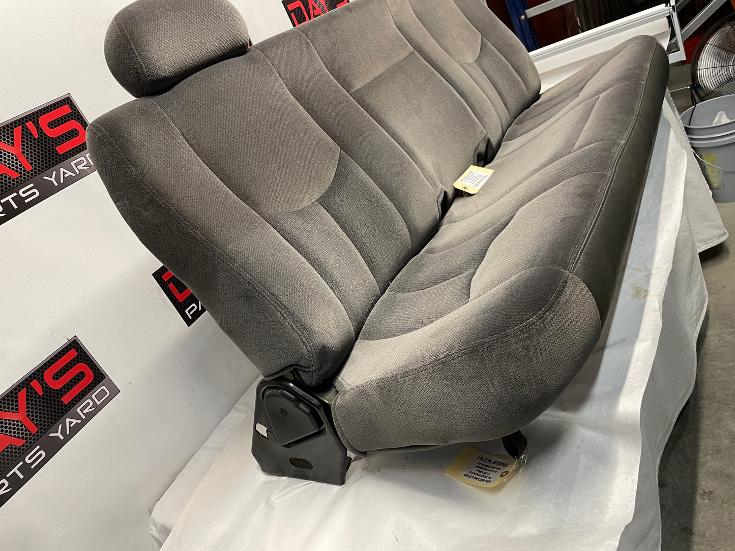 2004 GMC Sierra K1500 Rear Seat Gray Cloth OEM - Day's Parts Yard