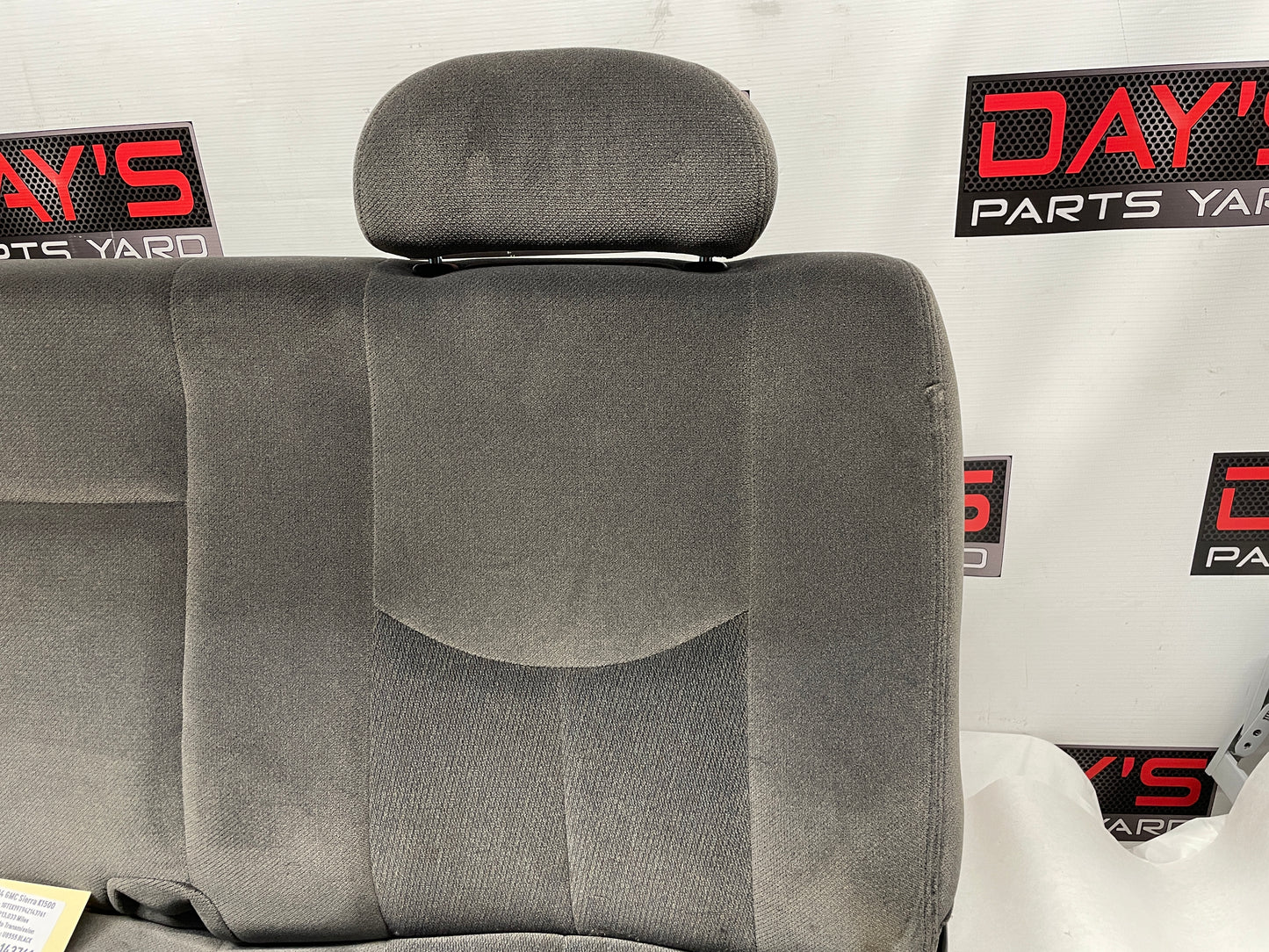 2004 GMC Sierra K1500 Rear Seat Gray Cloth OEM - Day's Parts Yard